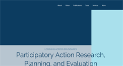Desktop Screenshot of participatoryactionresearch.net