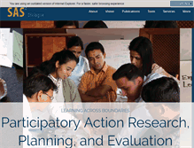 Tablet Screenshot of participatoryactionresearch.net
